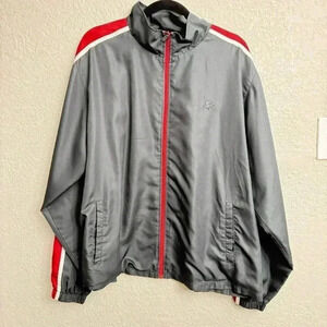 Men’s Starter Gray Casual Jacket - Size XL
